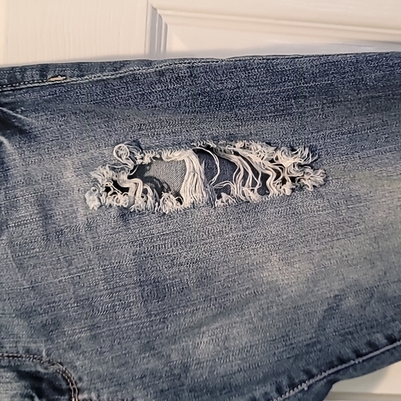 KUT FROM THE KLOTH \ JAIME BOYFRIEND CROP JEANS SIZE 8 Distressed - Picture 4 of 14
